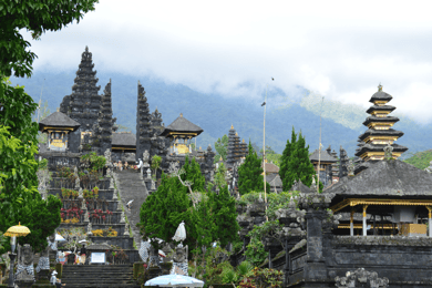 Bali : Visite du grand temple de Besakih avec Waterfal et Rice Terrace