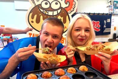Osaka: Takoyaki Okonomiyaki Cook & Fes!!