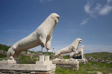 Mykonos: trasferimento in barca a Delos con audioguida per cellulare