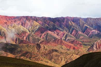 From Jujuy: Serranías de Hornocal with Quebrada de Humahuaca