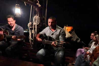 Rhodes: Night Cruise with Live Music and Sightseeing.