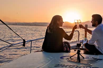Estepona: Båttur i solnedgången med cava och tapas