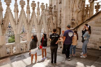 Milão: tour rápido em pequenos grupos pela Catedral de Milão e terraço