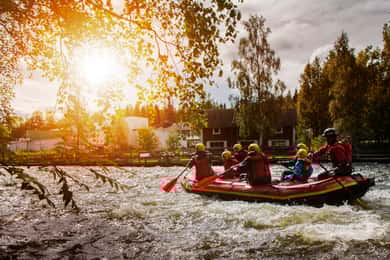 Von Ruka: River Rafting Spaß für Familien