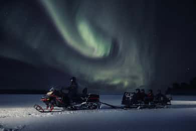 Ruka: Sternenlicht-Schlittenfahrt auf der Suche nach Nordlichtern
