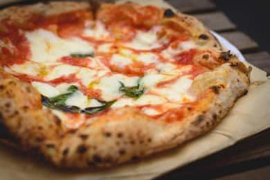 ロンドン：ピザ作り料理教室