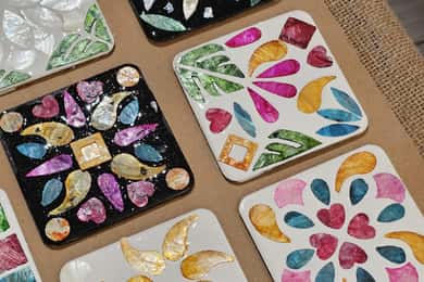 Brunei: Mother of Pearl Coaster Workshop
