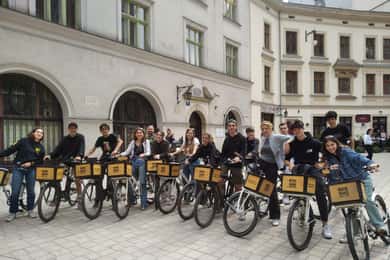 Krakow: 4h Old Town, Jewish Quarter and Getto Bike tour