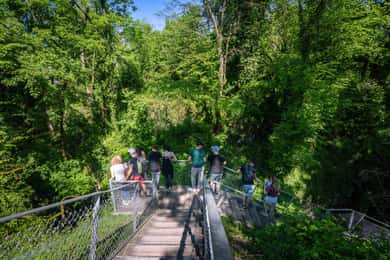 Von Aix-les-Bains aus: Gorges du Sierroz und Gipfel des Mont Revard