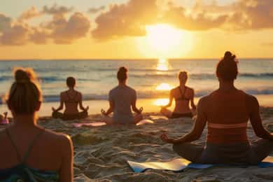 Zen outing: yoga on a cove and boat trip
