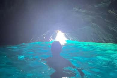 Makarska: 3 ilhas, caverna, falésias, Jelsa, lagoa, baloiço na praia