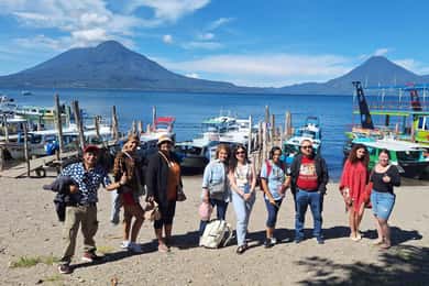 From Antigua: Lake Atitlan Boat Trip with Maya Villages Tour