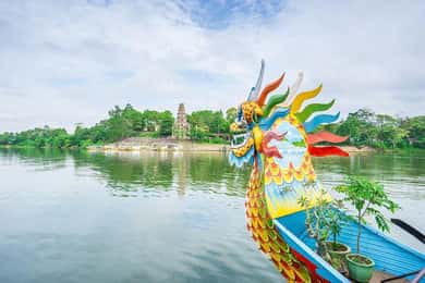 Hue: Dragon Boat, Perfume River, Pagoda & Royal Tomb Tour