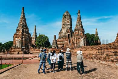Da Bangkok: Tour guidato dei templi di Ayutthaya con pranzo