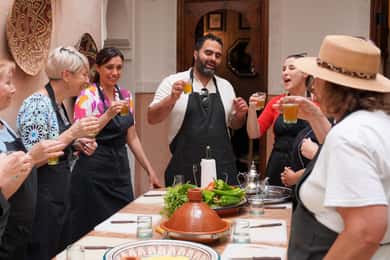 Clase de cocina marroquí en Marrakech con chef bereber