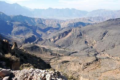 Escursione di un giorno a Wadi Bani Awf, Balad Sayt, Nakhal Fort-Primavera calda