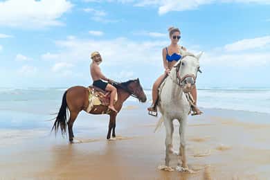Punta Cana: Macao strand- og skovtur på hesteryg
