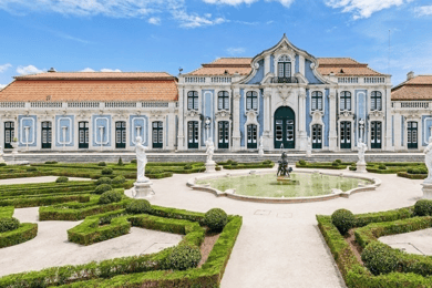 Een dag naar de Koninklijke paleizen van Queluz en Ajuda met bezoek aan Belém