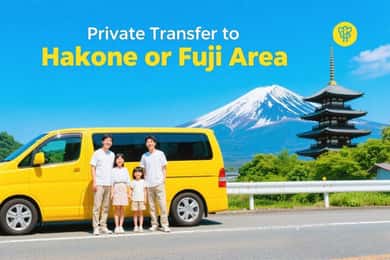 Letiště Narita (NRT): Soukromý transfer z/na Fuji nebo Hakone