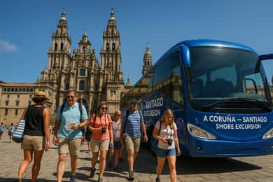 Utflukt fra A Coruña til Santiago de Compostela – kun for cruisepassasjerer