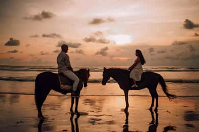 Bali: Horse Riding Tour on Seminyak Beach Include Transport