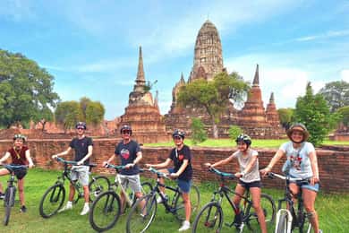 Ayutthaya: Colorful of Ayutthaya bicycle tour>Slow ride