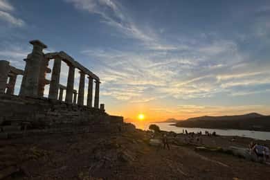 Tour privato di Capo Sounio Tempio di Poseidone Riviera Ateniese