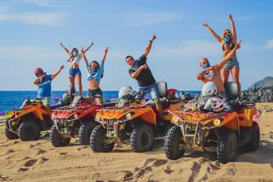 Migrino Beach & Desert ATV Tour in Cabo by Cactus Tours Park