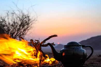 WADI RUM: Halvdagsutflykt i JEEP på morgonen eller i solnedgången