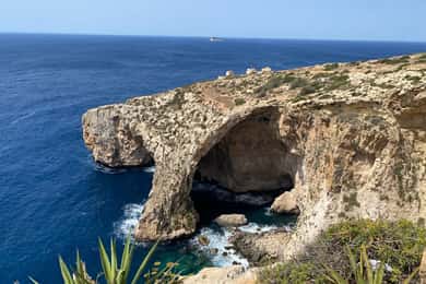 Från Sliema: Utflykt till Blå grotta och båttur till havsgrottor