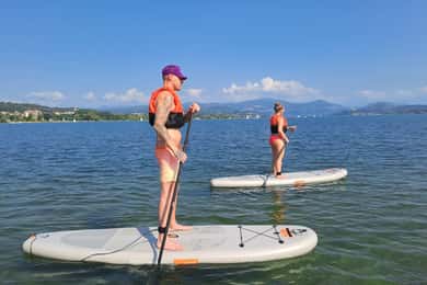 Aprenda SUP e EXPLORE o Lago Maggiore