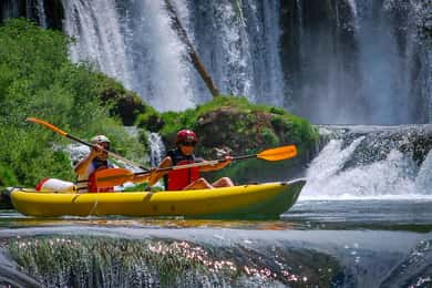 Rivière Zrmanja : Visite d'une demi-journée guidée en kayak près de Zadar
