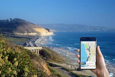San Diego: Praias e Penhascos Tour guiado por você mesmo