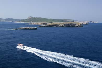 Colonia Sant Jordi: Premium & Fast Boat Tour around Cabrera