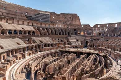 Visite guidée souterraine du Colisée avec accès au sol de l'arène