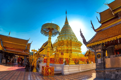 Excursión de 4 horas a Doi Suthep y la aldea de la tribu Hmong desde Chiang Mai