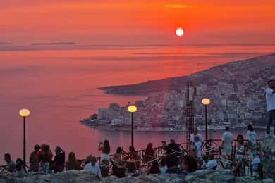 Sarande: Tour della sorgente dell'occhio blu e del tramonto del castello di Lekursi