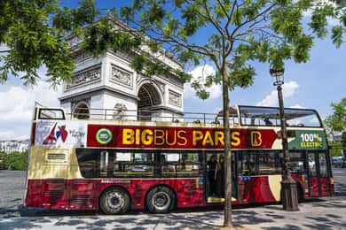 Париж: обзорная экскурсия на автобусе Big Bus Hop-on Hop-off и панорамная ночная экскурсия