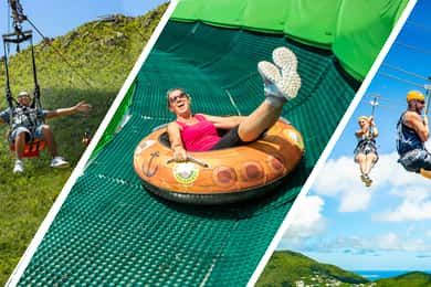 Sint Maarten: Vliegende Hollander, Schoenerrit en Zipline