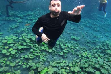 Van Flores: Blue Crater all inclusive