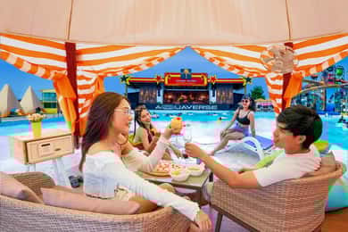 Pattaya: Columbia Pictures Aquaverse Cabana Experiences