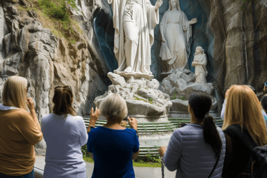 Lourdes: Excursão guiada a pé pelo Santuário