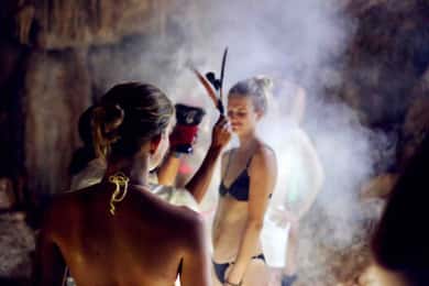 Van Tulum: Temazcal & Cenote privéervaring