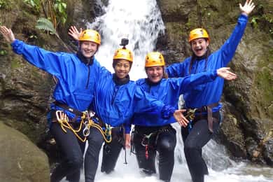Baños: Canyoning in Chamana or Rio Blanco Waterfalls