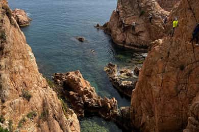 Via Ferrata-eventyr i Costa Brava + transport