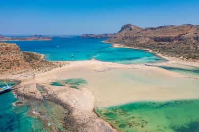 Fra Rethymno: Balos-lagunen og Gramvousa-halvøya og opphenting