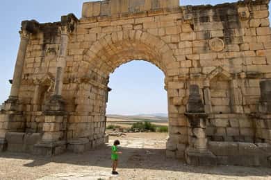 Fes: Volubilis romerske ruiner, Mouly Idriss og dagsudflugt til Meknes