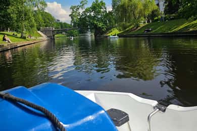 Rowing boats and (Pedal boat) rental -River Cruises Latvia