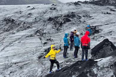 Sólheimajökull Glaciär Vandring Äventyr