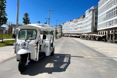Oppdag Coruña: 60-minutters privat tuk-tuk-tur